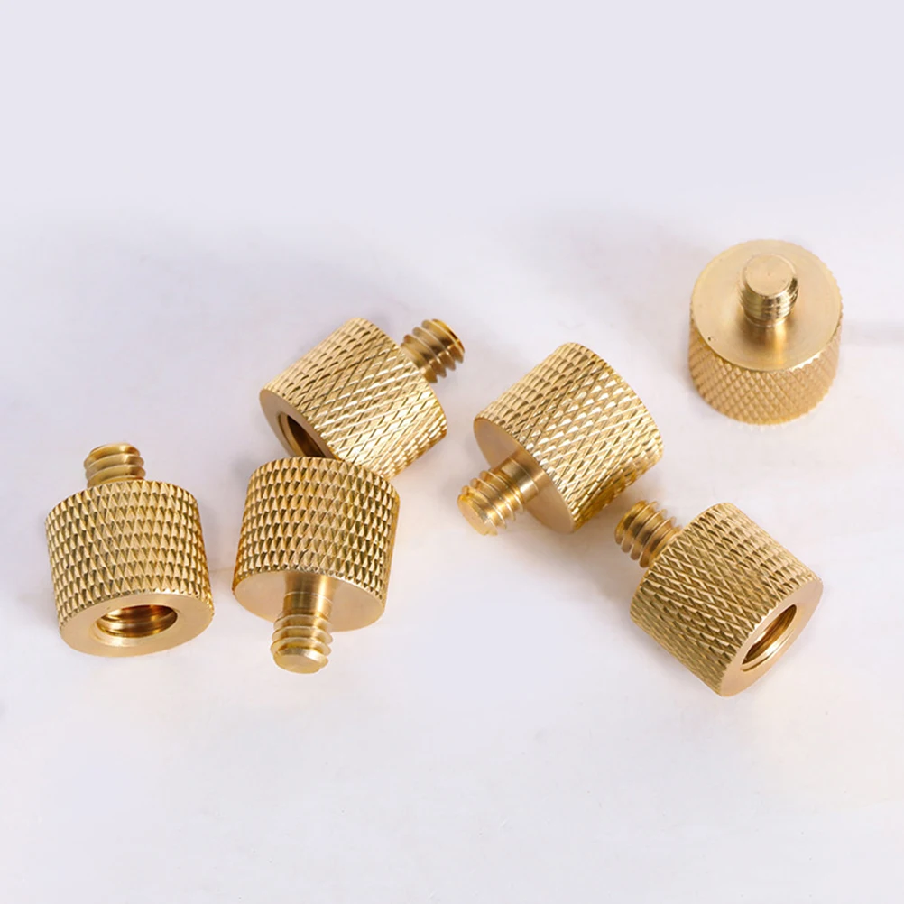 

4pcs 3/8 Female To 1/4 Male Camera Adapter Screw Converter For Dslr Tripod Lens Mount Stand Replacement Quick Release Plate