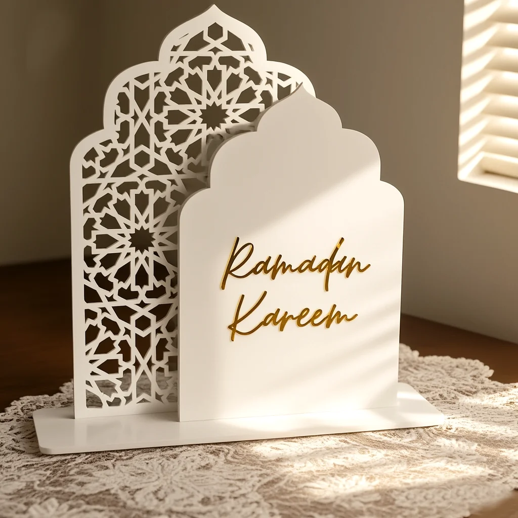 Ramadan Table Centerpiece Islamic Home Decor Muslim Decor Ramadan Decoration Eid Mubarak Table Decor Festive Table Decor
