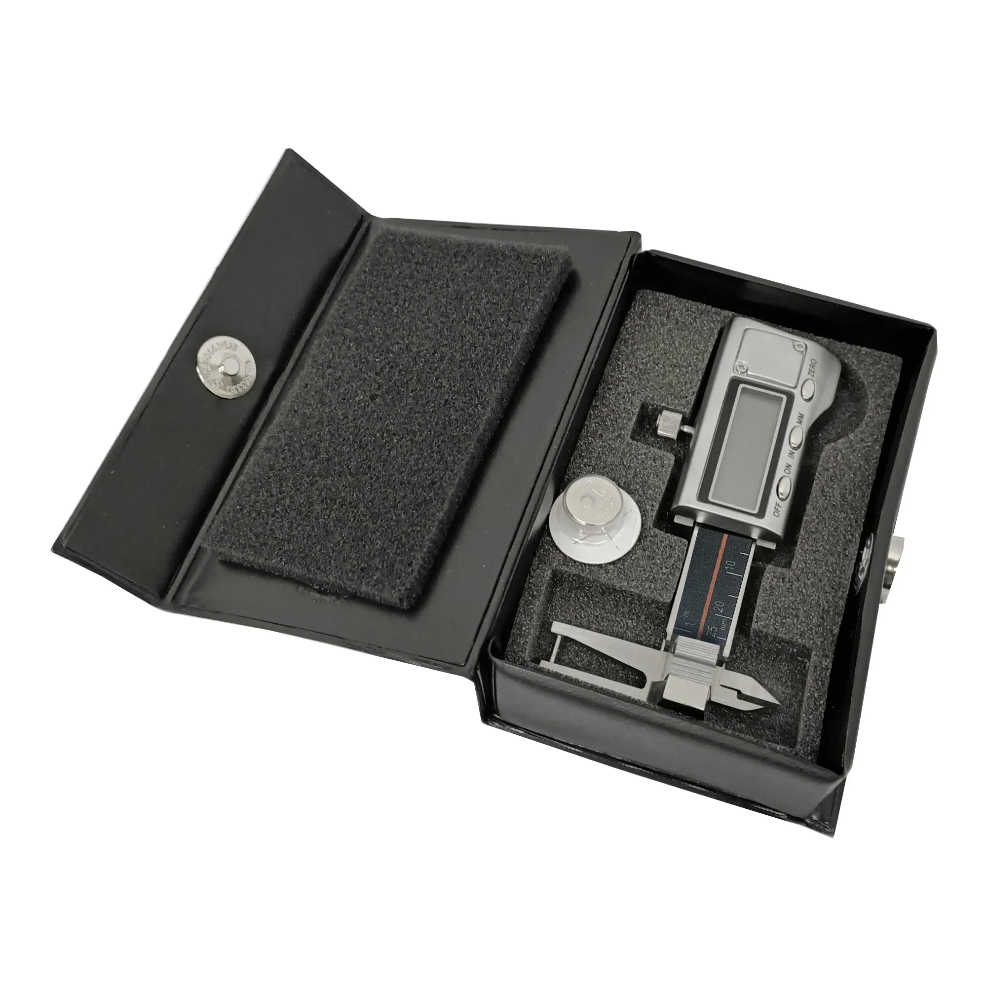 الأحجار الكريمة مقياس رقمي مع مجوهرات دبوس مرفق قياس أدوات عالية الجودة جيب صغير الماس الفرجار 0-25 مللي متر 0.01 مللي متر LYSUZ #6