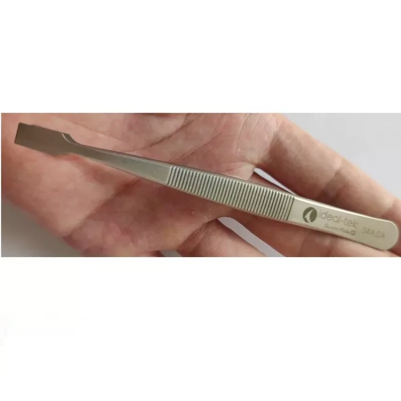 La-boratory, wafer chip holder, stainless steel high precision tweezers 34A.SA