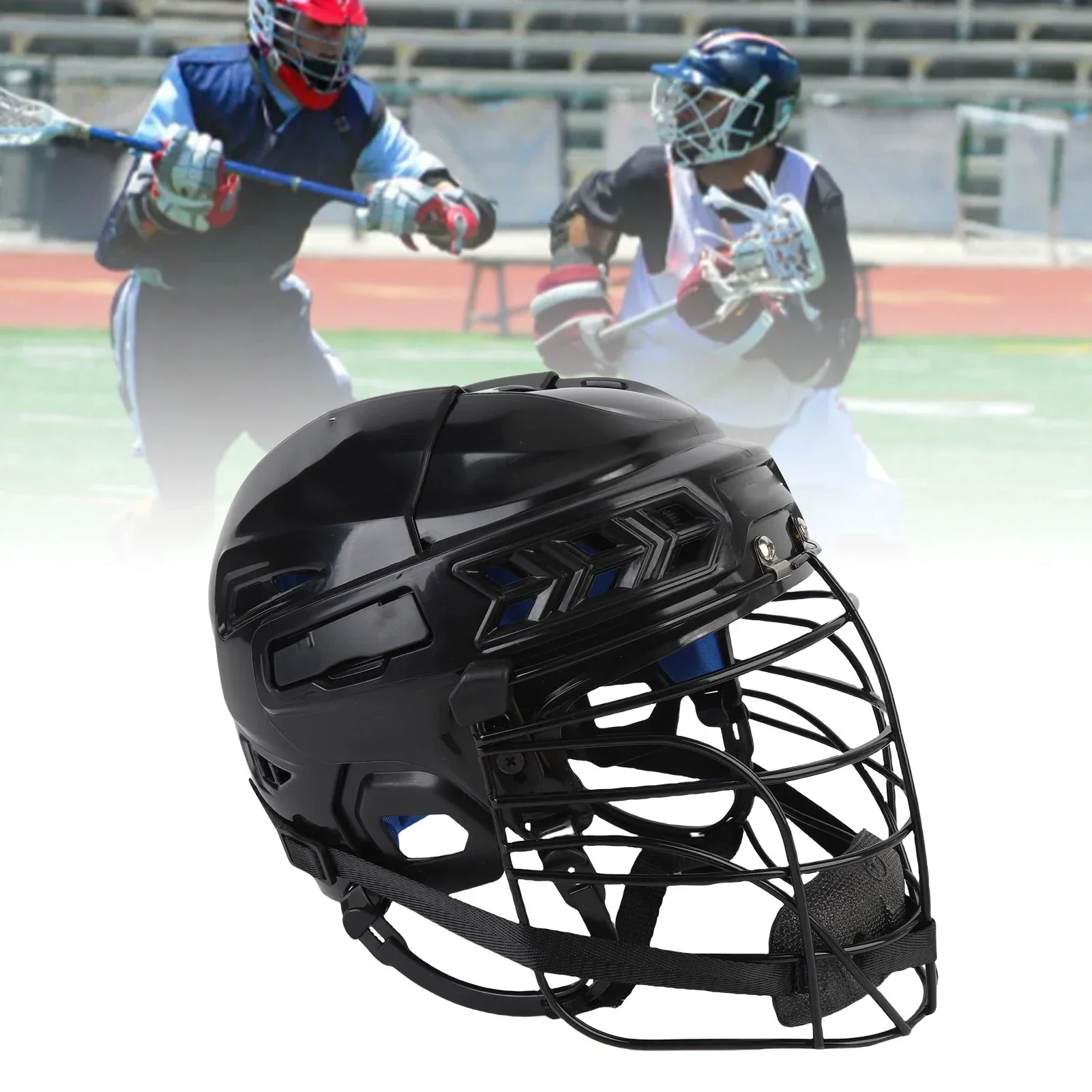 

Hockey Helmet PP Professional Hockey Training Helmet Face Protective Equipment For Sports Gear M