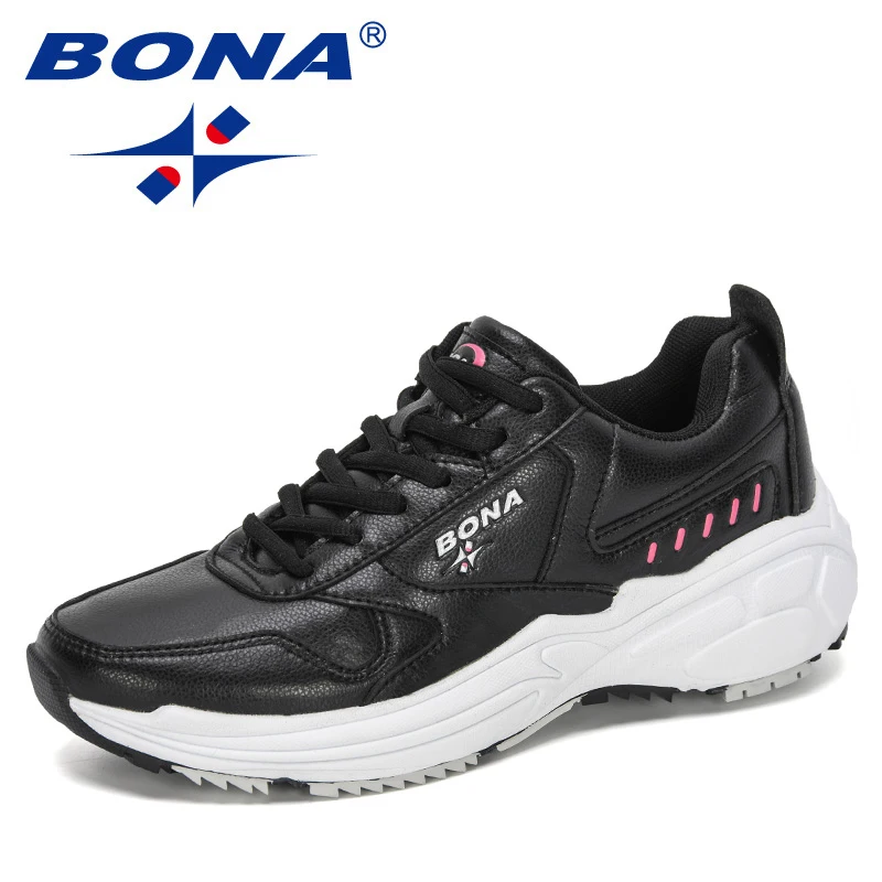 BONA 2021 New Designers Classics Sneakers Running Shoes Women Outdoor Sports Shoes Comfortable Running Shoes Ladies Walking Shoe