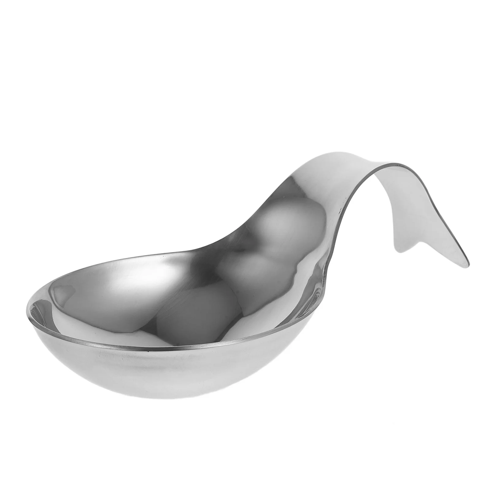 

Stainless Steel Spoon Rest Kitchen Utensil Ladle Spatula Rack Scoop Holder Wear-Resistant Design For Dining Table Coffee
