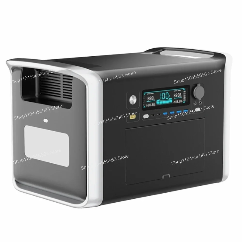 2000W Portable Power Station 220V Output - Large Capacity Solar-Ready Emergency Backup for Outdoor & Home Use
