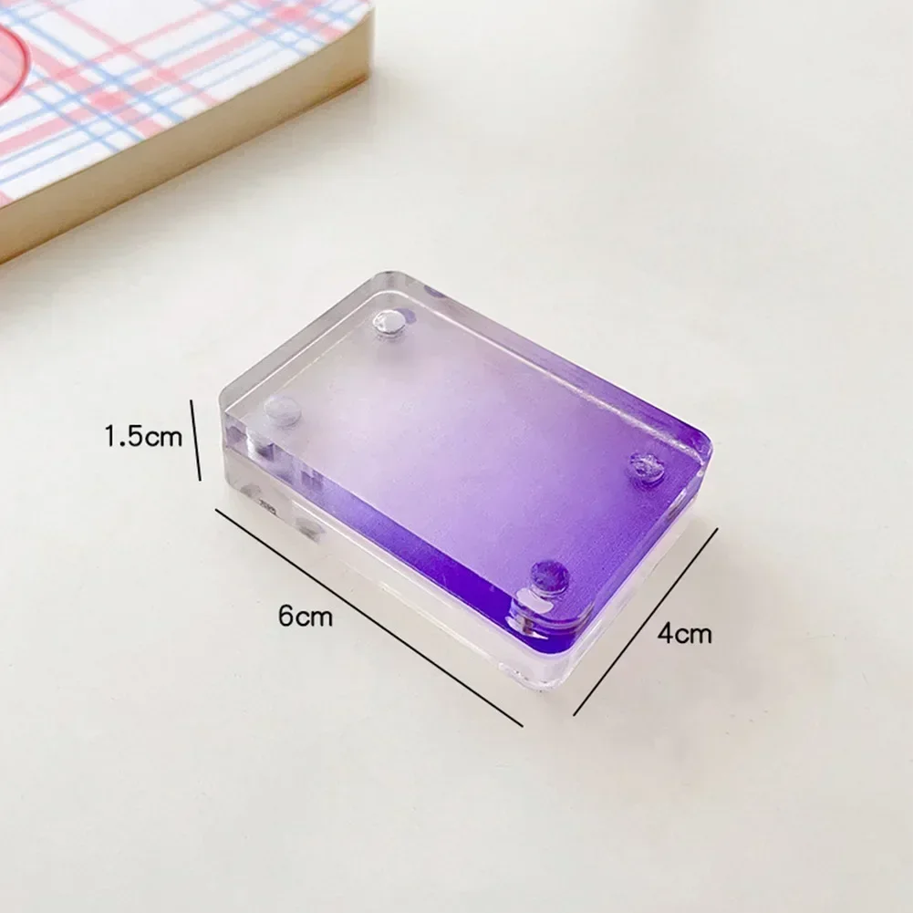 Photocard Holder Transparent Acrylic Photo Frame Photo Frame Picture Frame Desktop Ornament Diamond Photo Frame