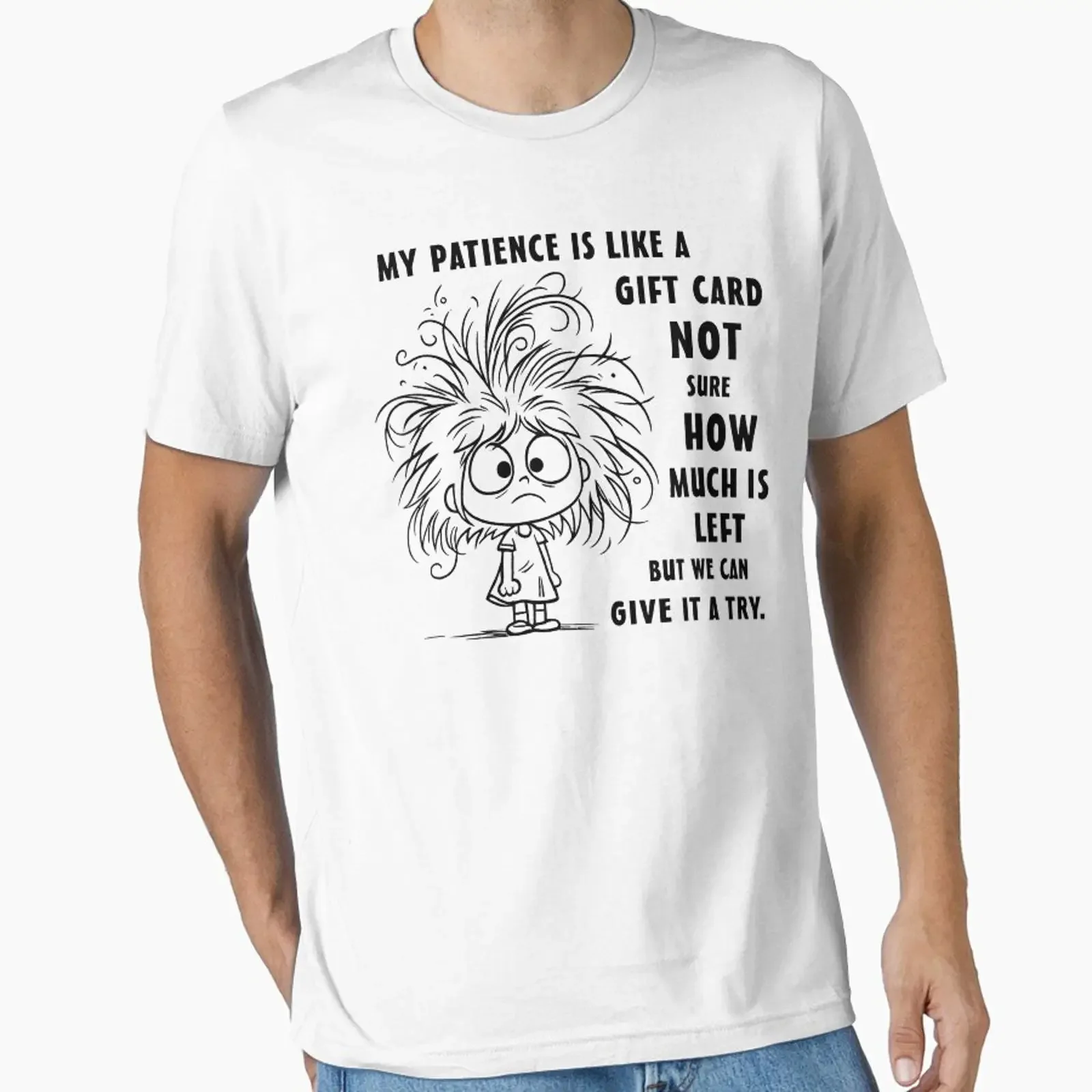 T-shirt vintage délavé unisexe décontracté et extensible doux - Mon Patience est comme une carte : non seulement essentielle, mais aussi un objet de collection.