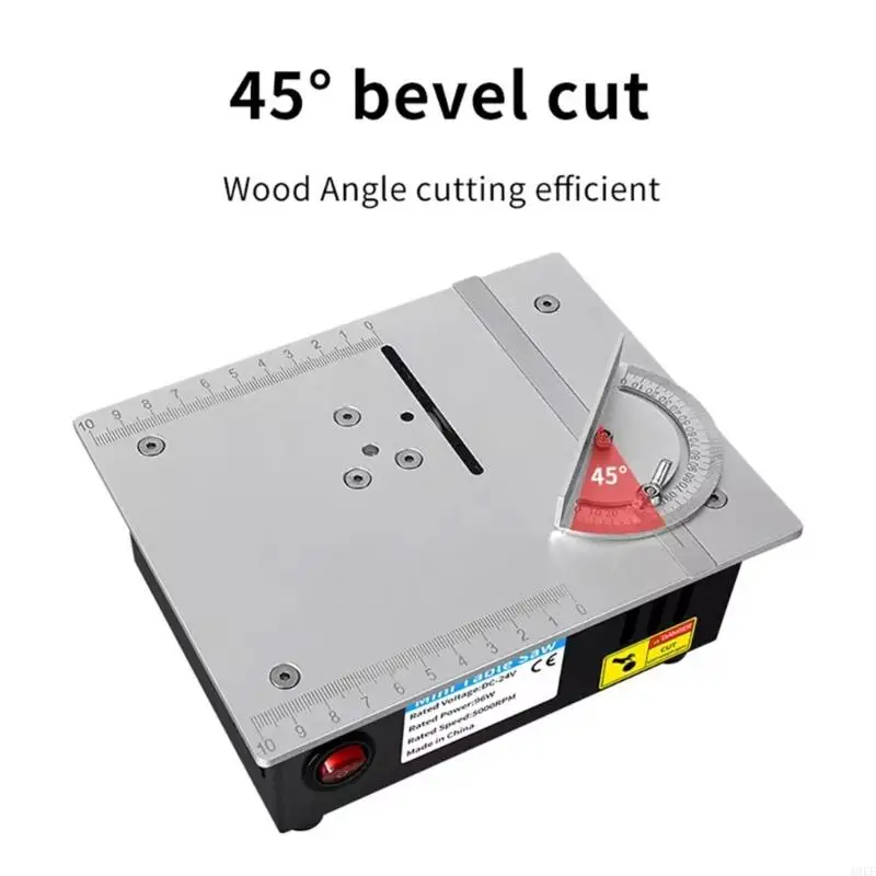 Strumento taglio del tavolo in miniatura regolabile da 96 W per mestieri fai -da -te lavorazione del legno precise A0KF
