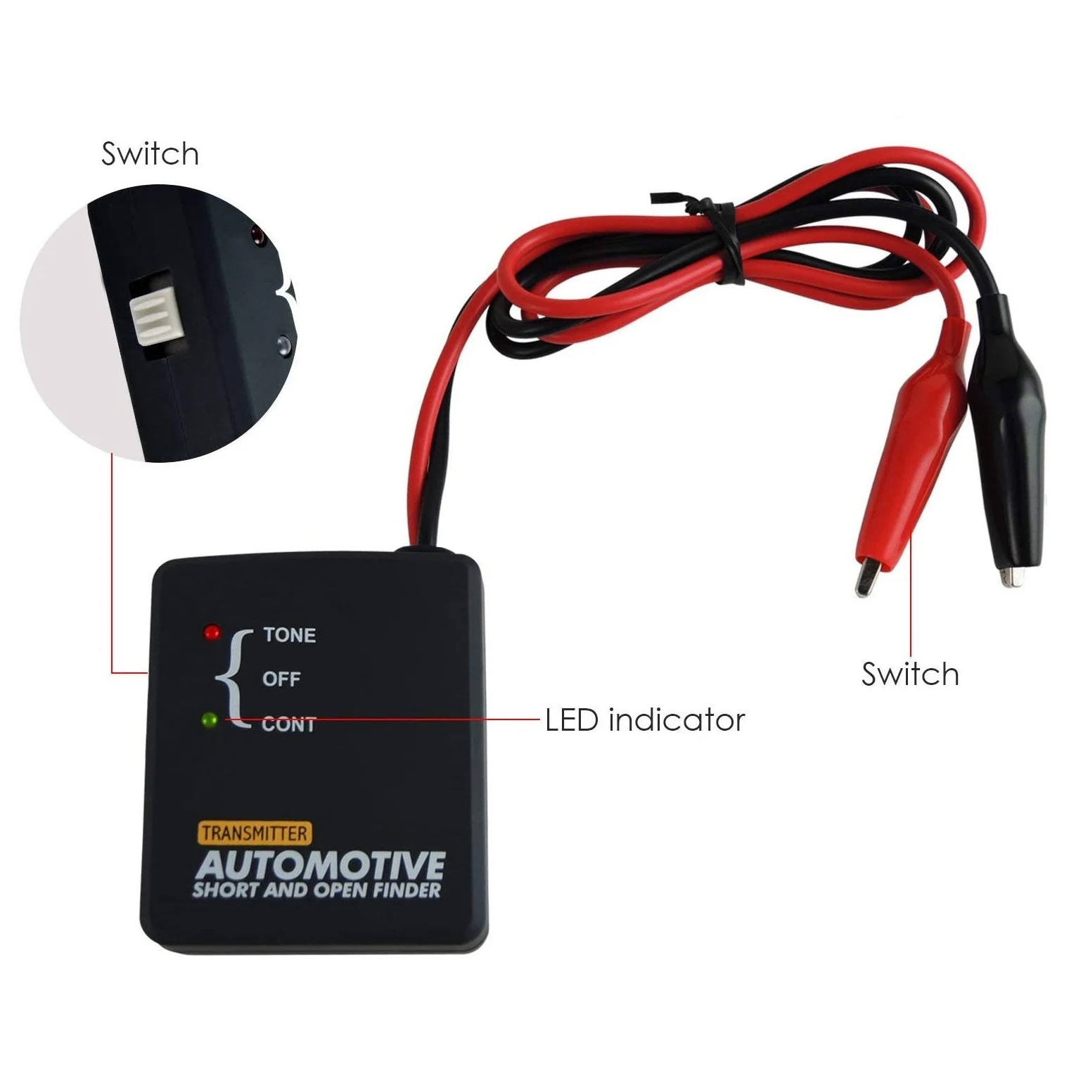 

SNNE-rAutomotive Short Open Repair Tester Tool, EM415Pro Автомобильный тестер Кабельный провод Инструмент для ремонта короткого открытия искателя