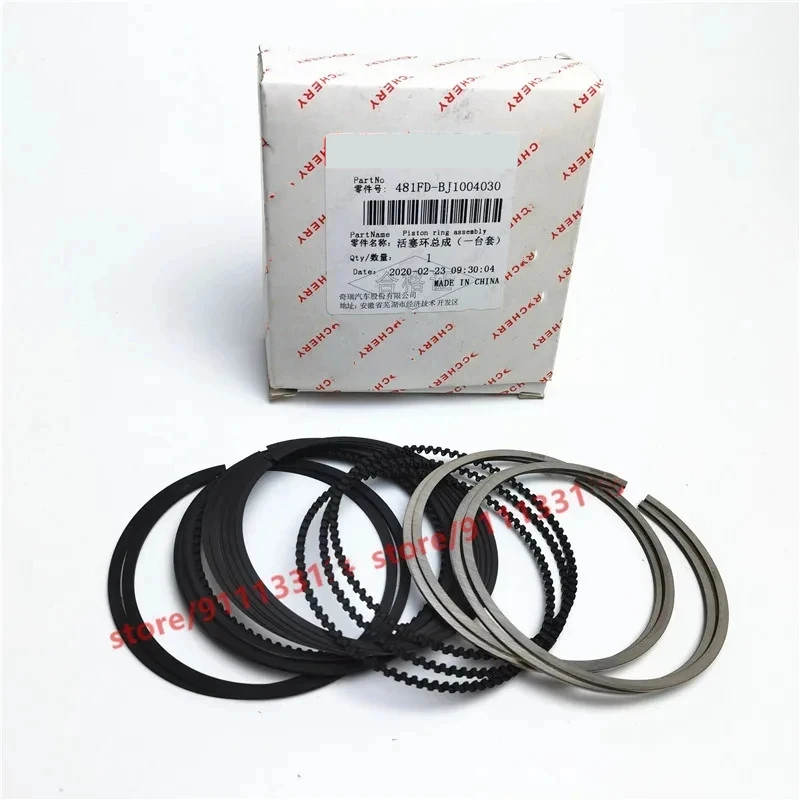 Поршневое кольцо двигателя для Chery A5, Fora, Tiggo, Eastar, A3, M11, Skin, V5, E5, 481 Engine 1.6L/1.8L 481FD-BJ1004030