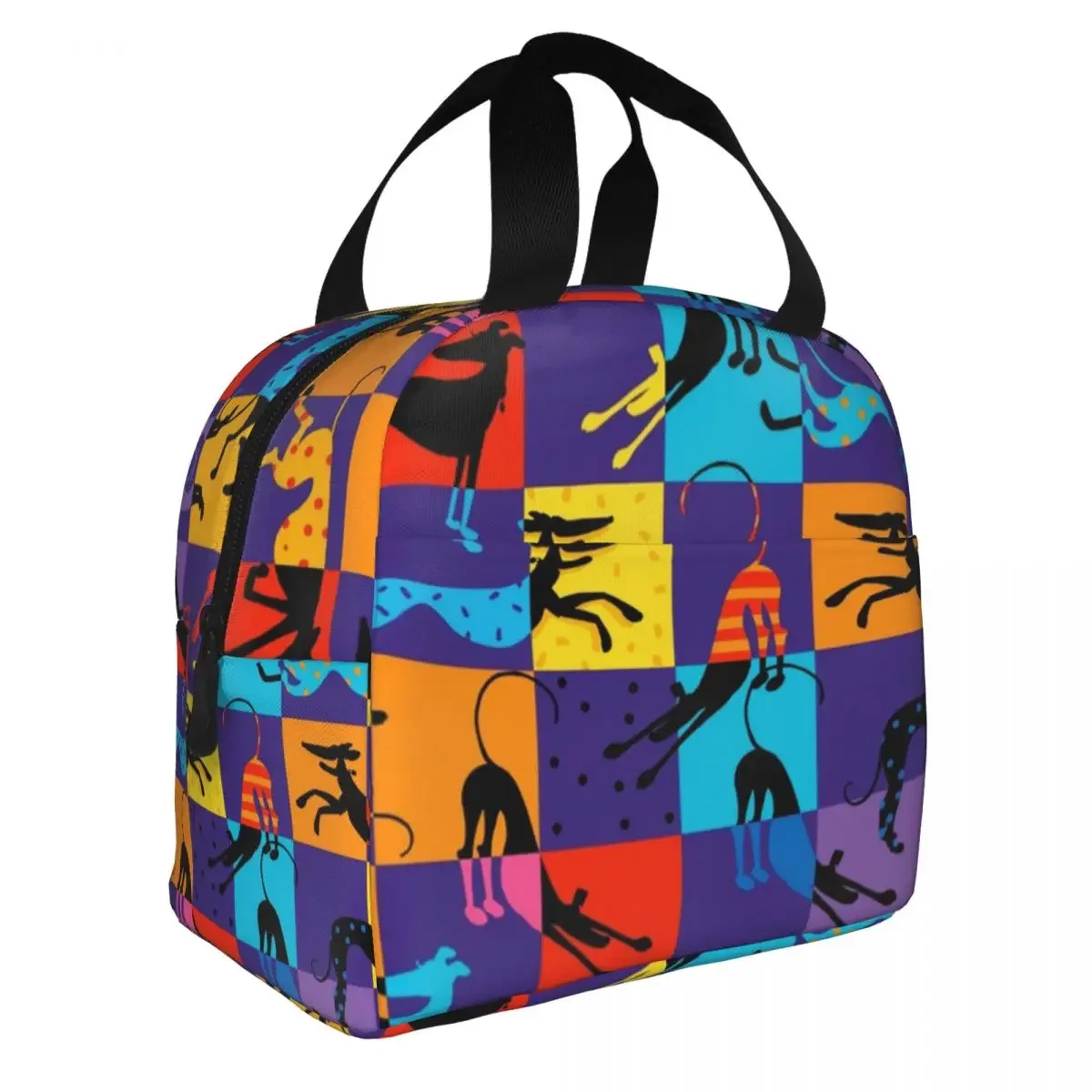 Borse per il pranzo per uomo donna levriero cani Hounds Cooler isolato Picnic portatile Oxford Lunch Box borse