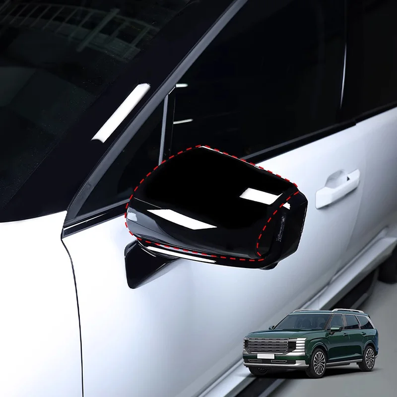 For Hyundai Palisade 2025 2026 LX3 Car Side Mirror Housing Rearview mirror cover decorative frame Exterior Modification