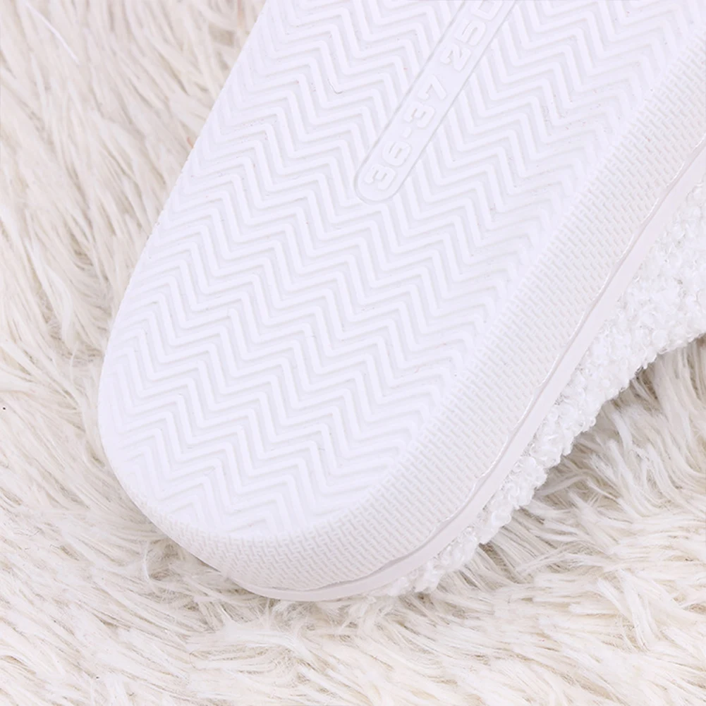 Pluche vlinderpantoffels Instappers Huisschoenen Antislip Zachte harige pantoffels Ademende pluizige vlinderpantoffels voor de herfst en winter