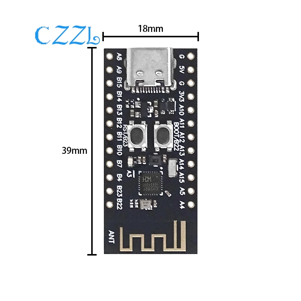 CH573F CH582F Core Board WCH BLE 4.2 5.0 Bluetooth Development Board RISC-V