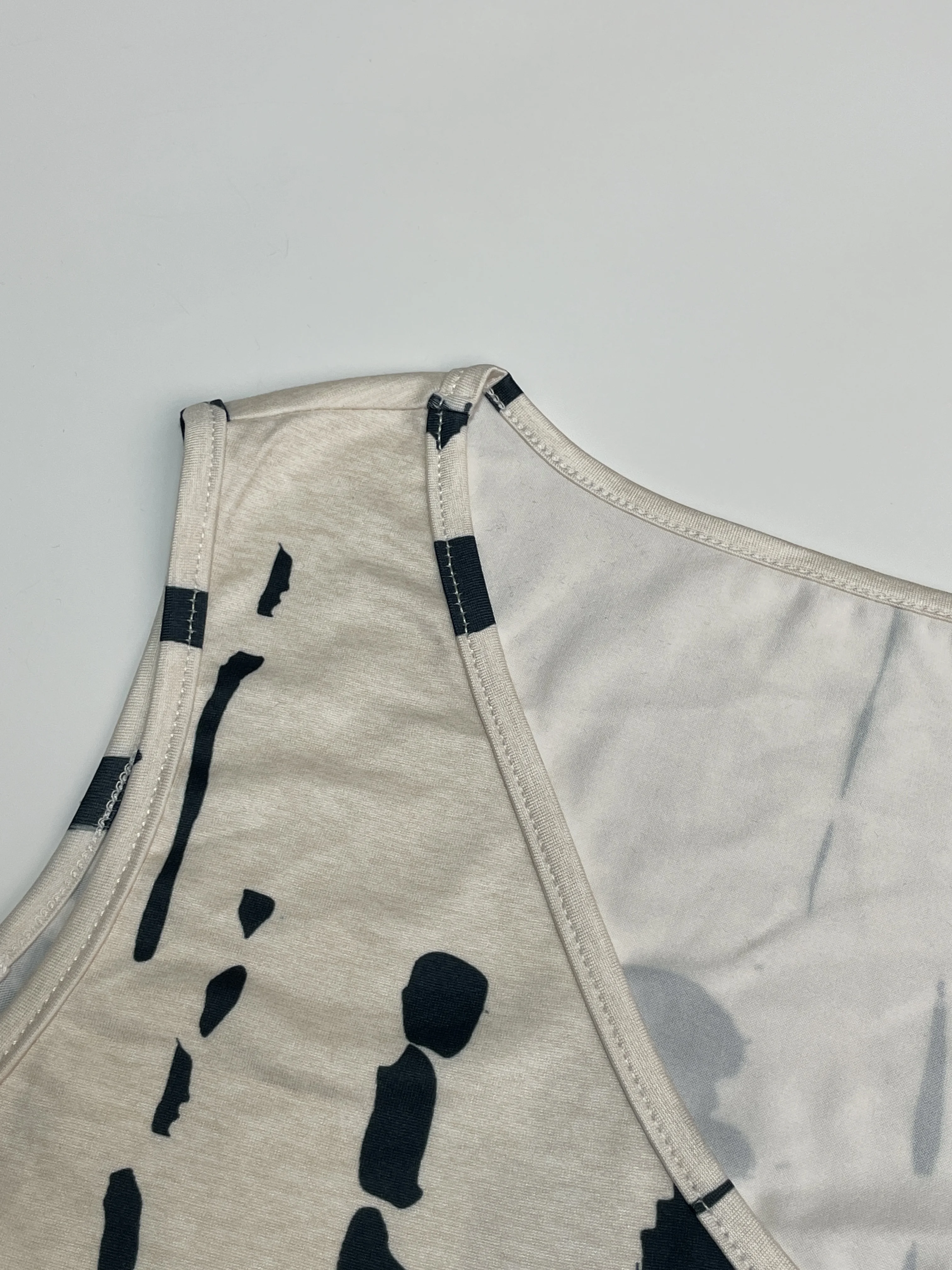 Abito estivo Boho Tie-Dye da donna, vestito estivo casual senza maniche con cinturino per spaghetti da spiaggia