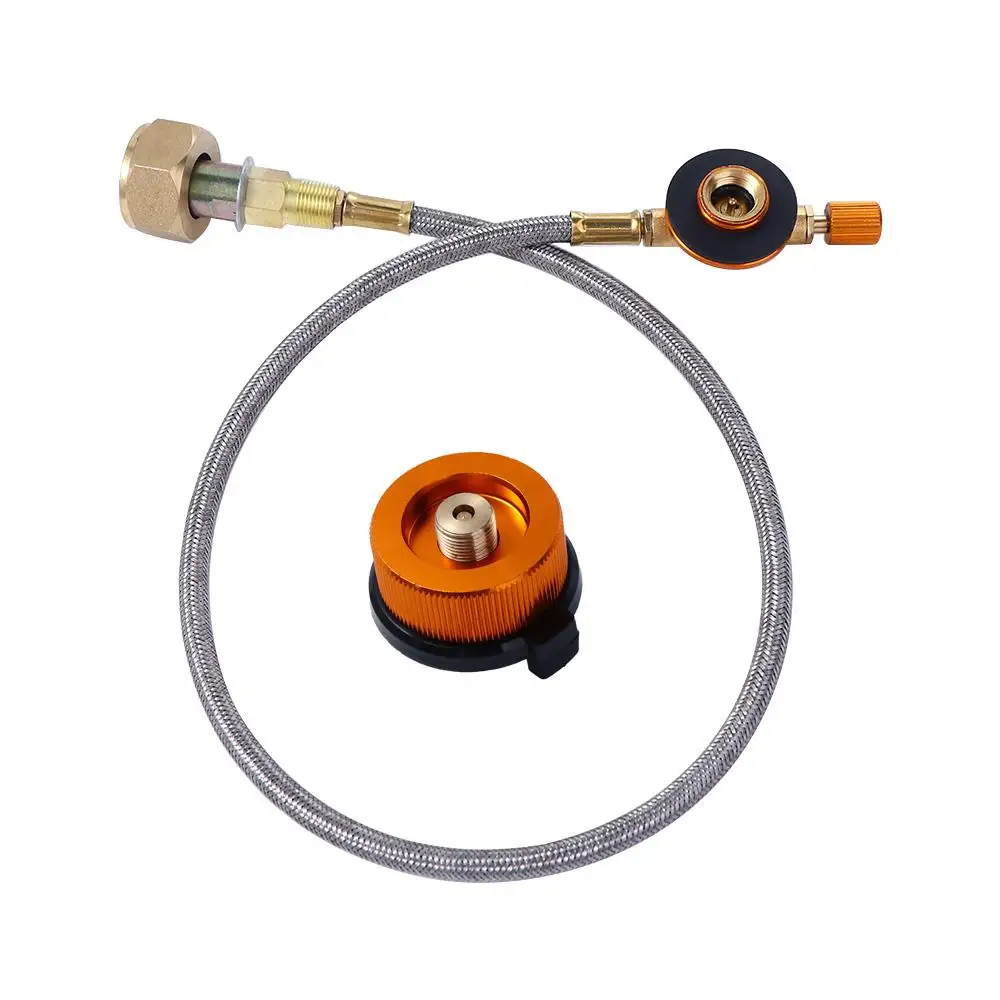 

Equipment Gas Charging Valve Flat Cylinder tank Gas Stove Coupler Container Adapter Stove Metal Tube Propane Refill Adapter