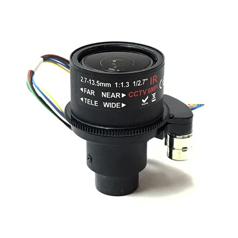 

New Auto Zoom Auto Focus 2.7-13.5mm Motorized Lens HD 6MP 1/2.7" M14 Mount CCTV Lens for Security IP Camera (SL-27135MFZ 6mp)
