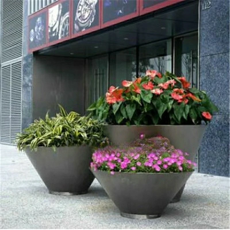 

Fiberglass flower pots, decorative flowers, restaurants, sculptures