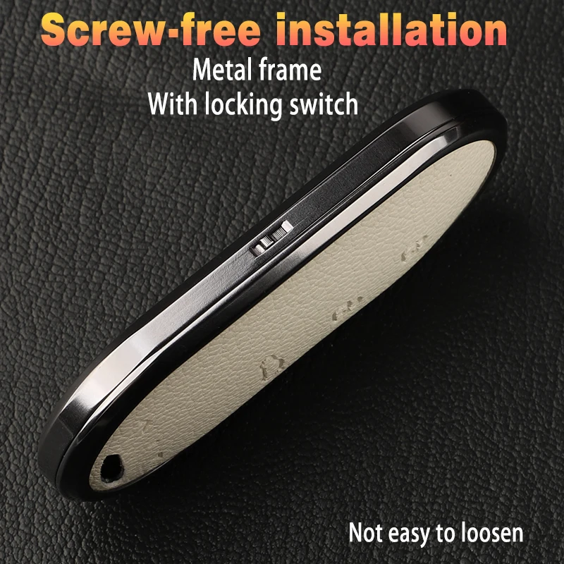 Alloy+Leather Key fob cover For Aito M5 M7 Car Smart Key Fob Case Cover Keyless Protective Shell Ring Keychain Auto Accessories