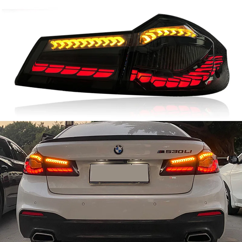 

LED Car Rear Running Lamp For BMW G30 G38 F90 M5 2016 - 2019 2020 Tail Lights Fog Lamp Dynamic Turn Signal Reverse Brake Light