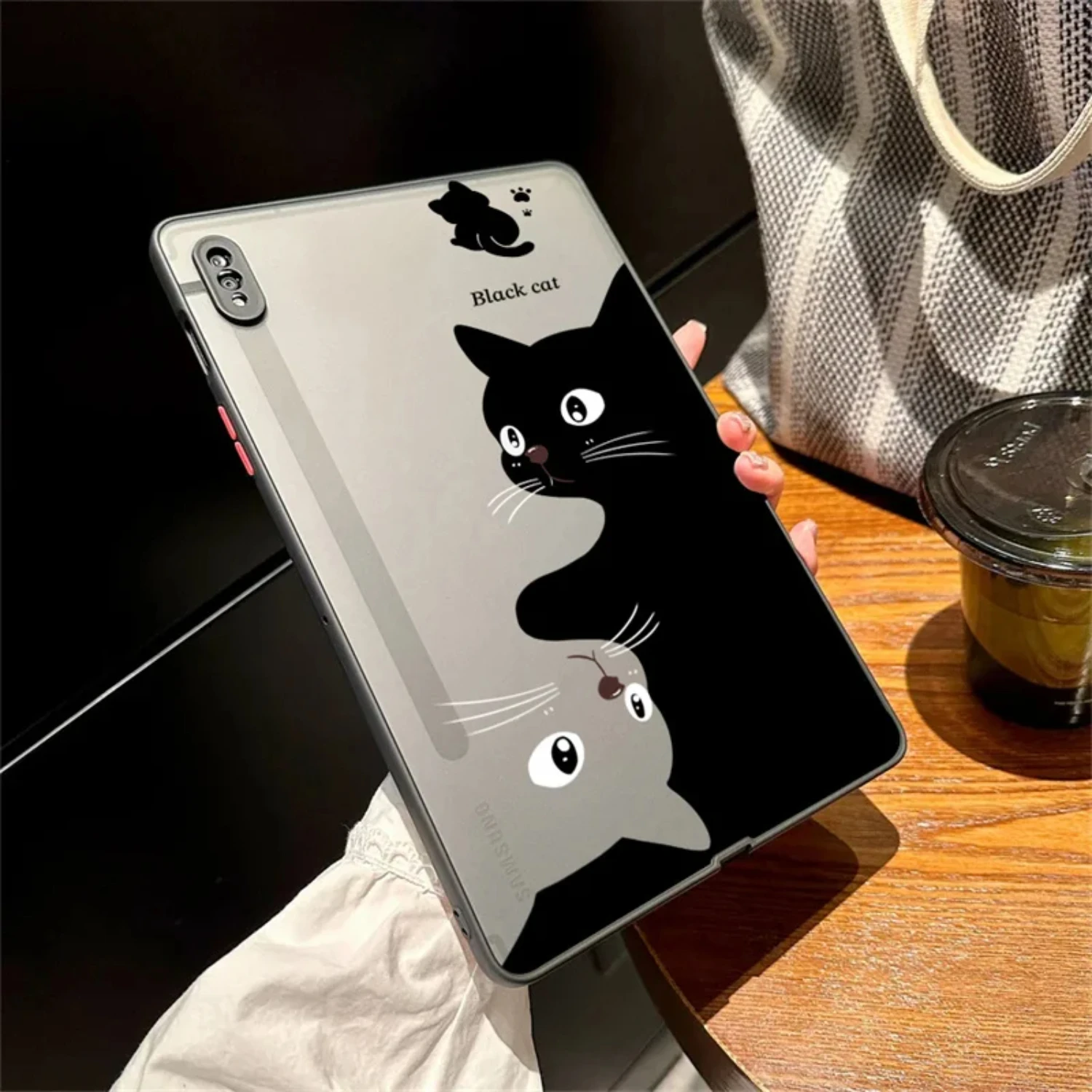 Case    Tab S6 Lite 10.4 Cats Matte Cover   Tab A8 10.5 A7 lite S7 FE S8 Plus 12.4 S9 FE 11