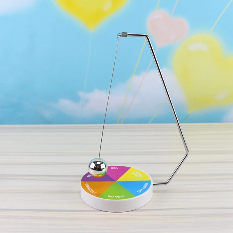 Decision Maker Pendulum Dynamic Desk Toy Gift Decoration Magnetic Ball Swinging Pendulum Game