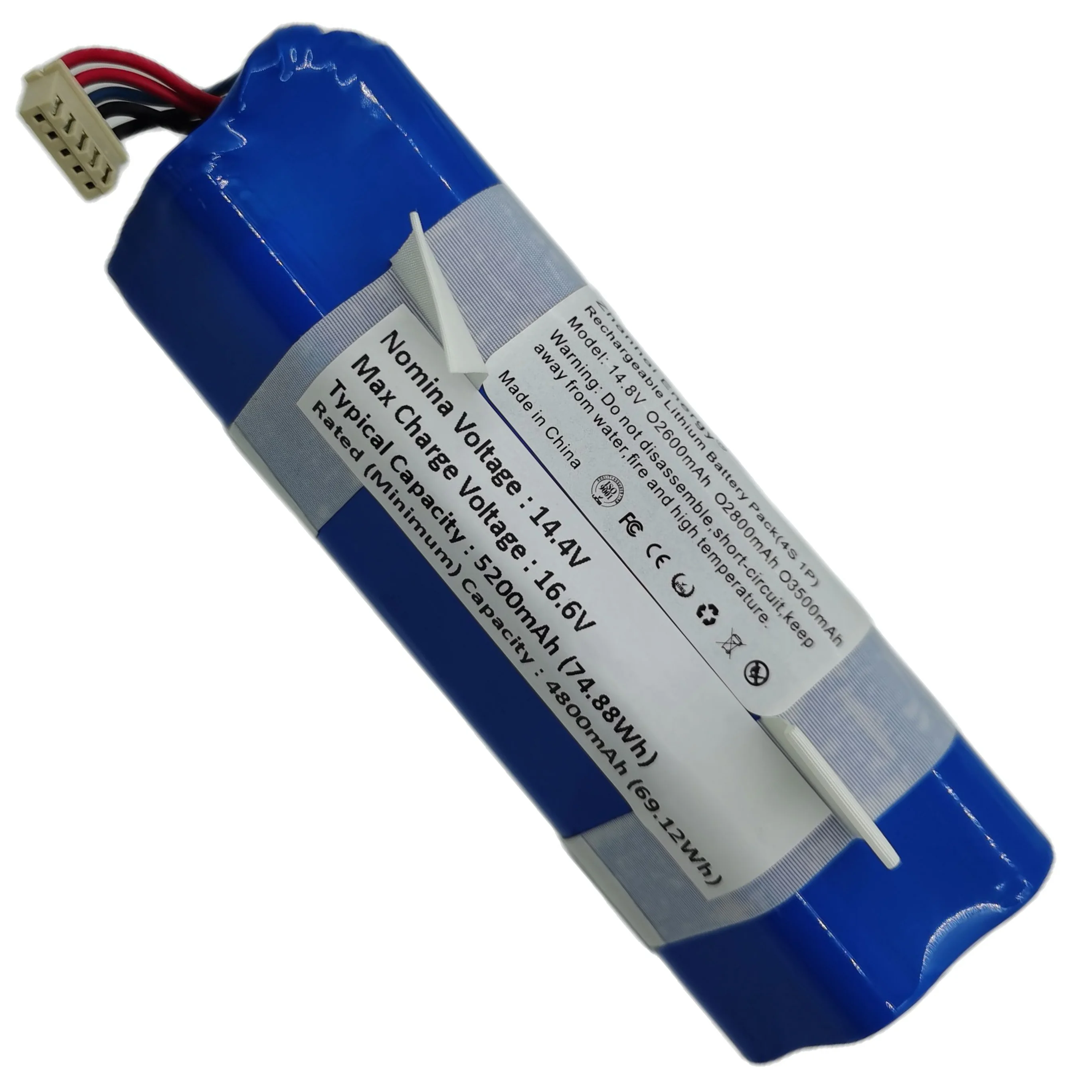 14.4V 14.8V 5200Mah 18650 Li-Ion Oplaadbare Batterij Pack Voor Ecovacs Robot Vacuüm Max DX65 Hero DX96 Power DX93 Deebot 950 Nieuwe