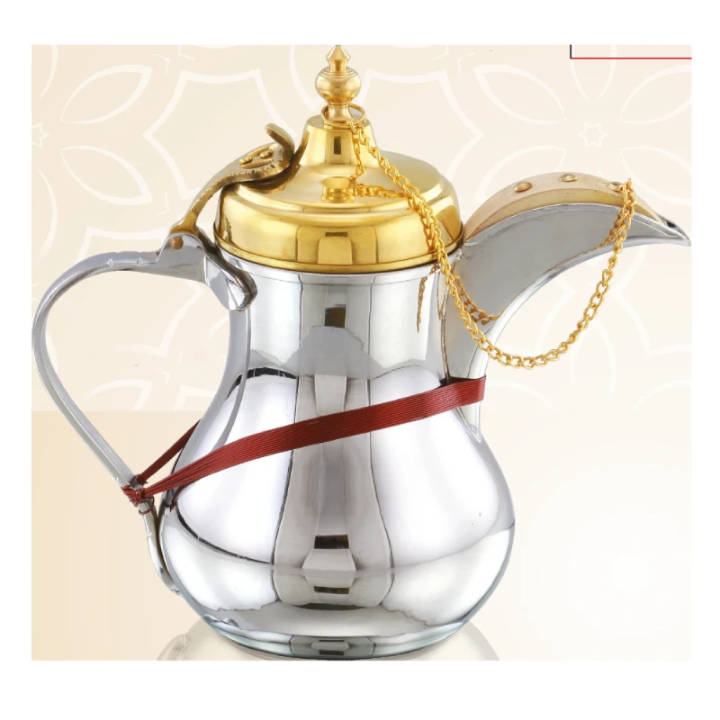 Brass Arabic Dallah Tea Coffee Pot Excellent Quality Handmade Fancy Decorative Classic Traditional kitchen & tabletop