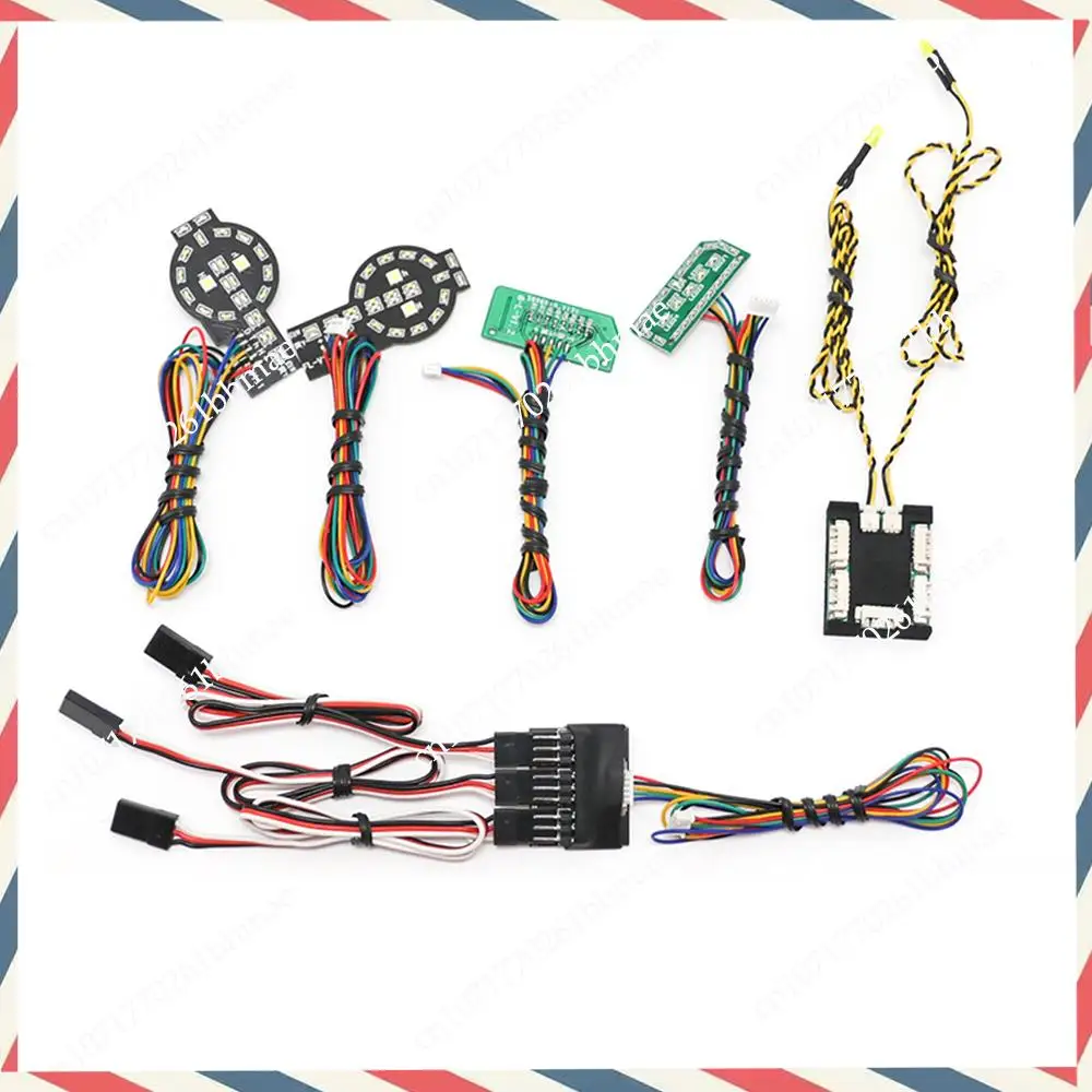 -A21Z Sistema de luz LED Grupo de lámparas delanteras y traseras para Traxxas TRX4 2021 Bronco 1/10 coche trepador de control remoto intermitentes luces de freno