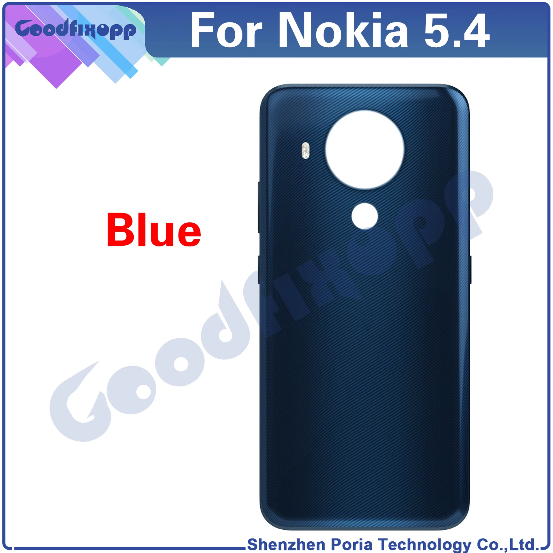 Funda para Nokia 5,4 TA-1333 TA-1340 TA-1337 TA-1328 TA-1325, cubierta trasera de batería, carcasa de puerta, cubierta trasera de repuesto