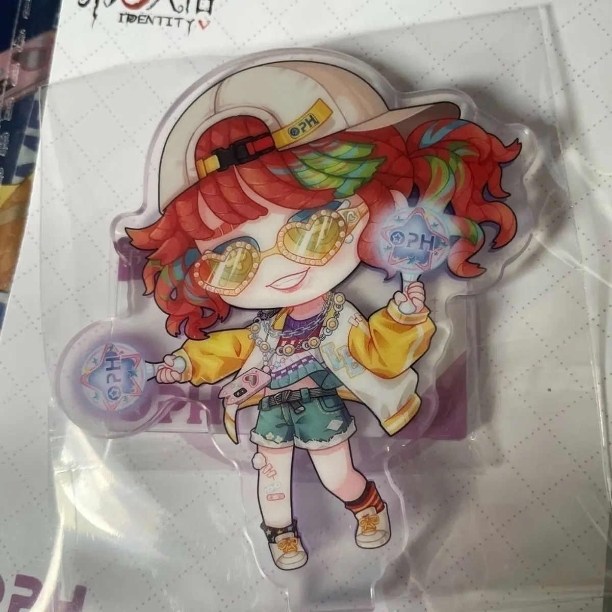 

Акриловая подставка для вболівальницы Identity V, мультяшная модель, украшение для тарелки, настольная фигурка, дисплей для друзей и девочек, Рождественский подарок