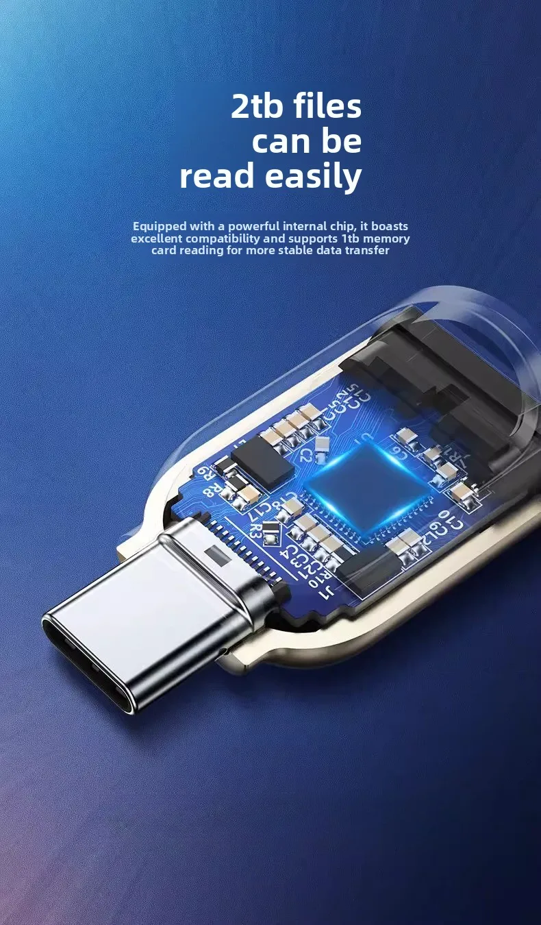 For UGREEN CM331 USB 3.0 Type C OTG Card Reader High Speed for TF SD Card