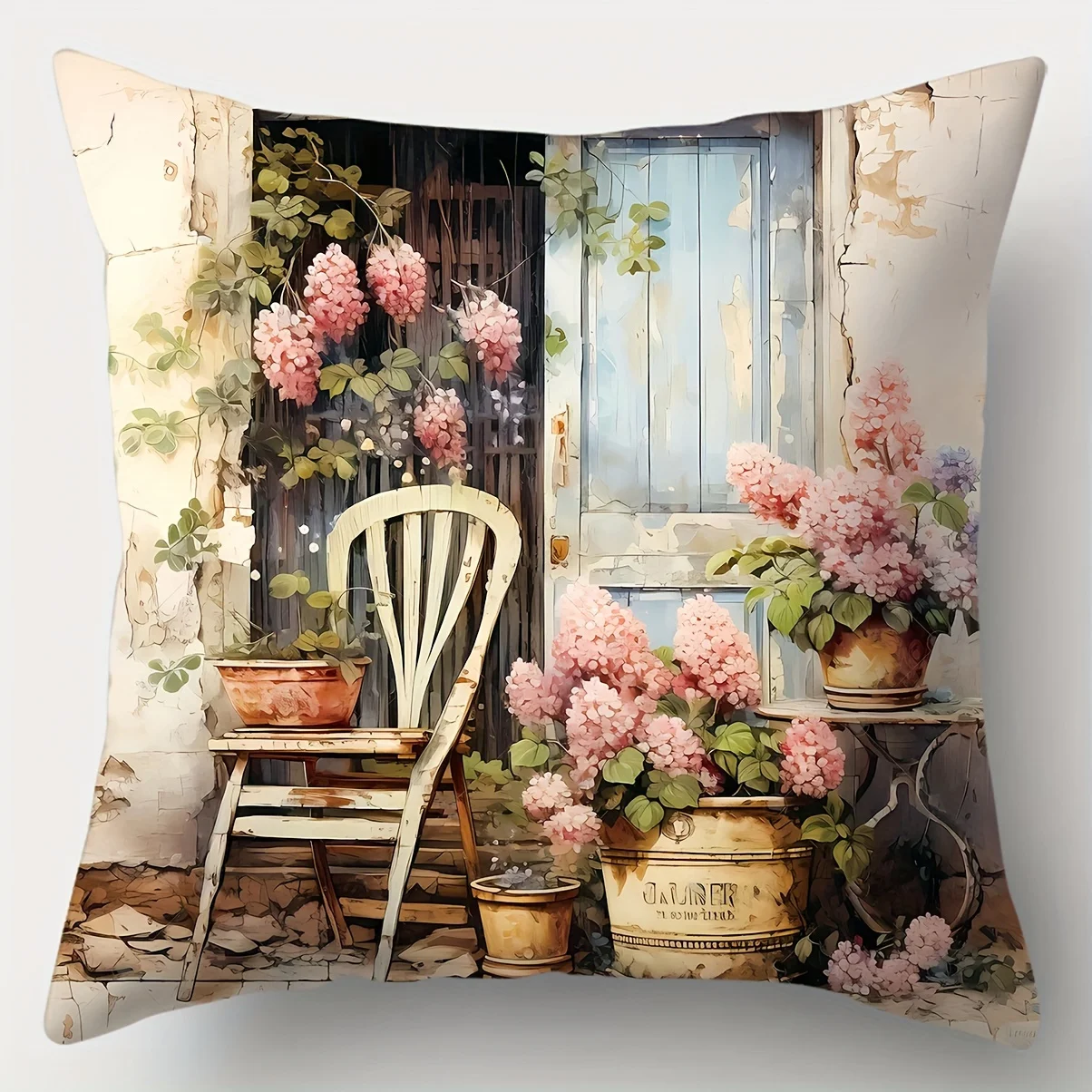 

Наволочки в стиле Lodge, теплая кабина и цветочные принты, односторонние, застежка-молния, можно стирать в машине, декоративные наволочки