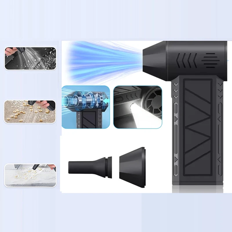 X6 Turbo Jet Blower 130000RPM Powerful Air Blower Brushless Motor Turbo Fan Jet Fan Cleaning Air Duster Blower Air Puissant Tool