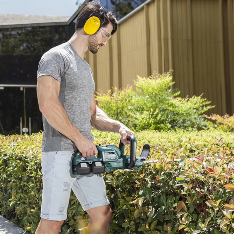 Tea Garden Garden Cordless Lithium Battery Hedge Trimmer Fast Shipping