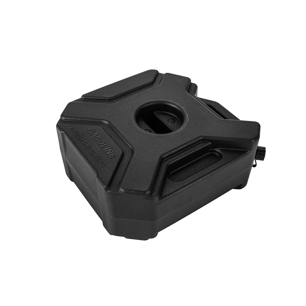 Universal 5L Motorcycle Spare Fuel Tank Car Jerrycan Jerry Can Caniste Gasoline Petrol Oil Gas Container Lock Set Accessories view 5
