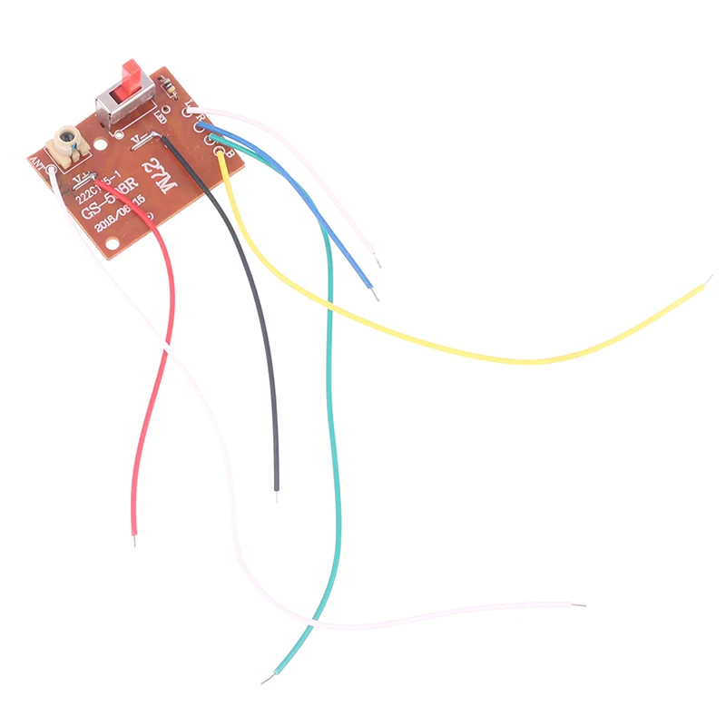 Placa receptora y transmisor PCB con sistema de Radio de antena para coche de juguete, circuito de 27MHz, Control remoto RC de 4 canales