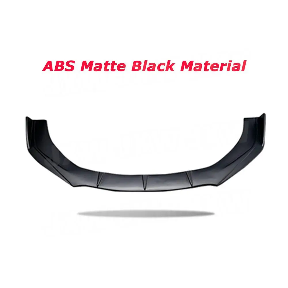 ABS Car Front Bumper Lip Diffuer with Splitters for Universal Cars Auto Styling Car Prodection