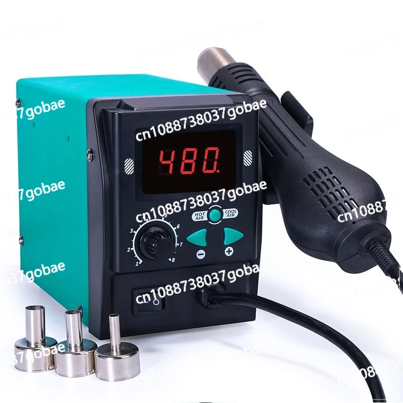 858D hot air gun welding station digital display constant temperature hot air soldering station