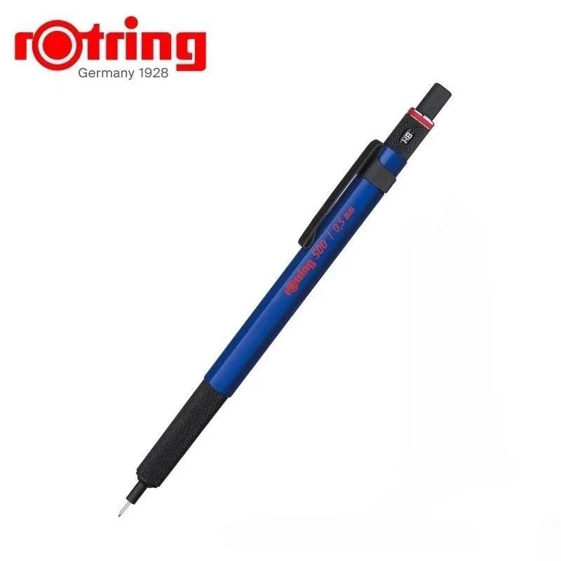New Germany Rotring Red Ring 500 Automatic Pencil 0.5 Architectural Design Line Draft Drawing Activity Metal Low Center Gift