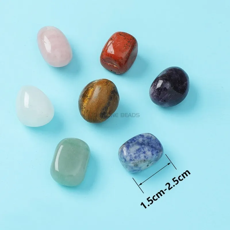 7pcs/Set Natural Stone Crystal Original Seven Chakras Healing Stone Mineral Specimen Collection Gift