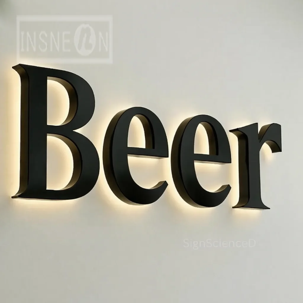 Custom Luminous Letters Metal LED Sign Wall Logo Outdoor Company Store Light Signboard Business 3D Acrylic Signage Decoration