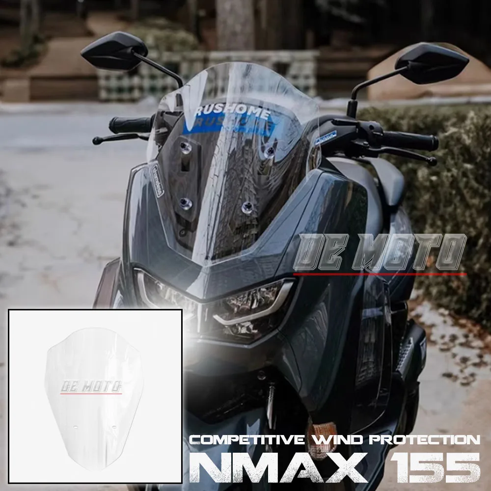 

New Modified Windshield FOR YAMAHA NMAX155 Sports Windshield Shield Competition Version Short Windshield