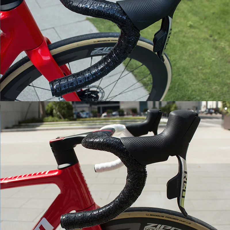 Buntes, verdicktes, stoßdämpfendes, rutschfestes Rennrad-Lenkerband, Anti-Vibration, Komfort, Fahrrad-Lenkerwickel, Stape – Detail 9