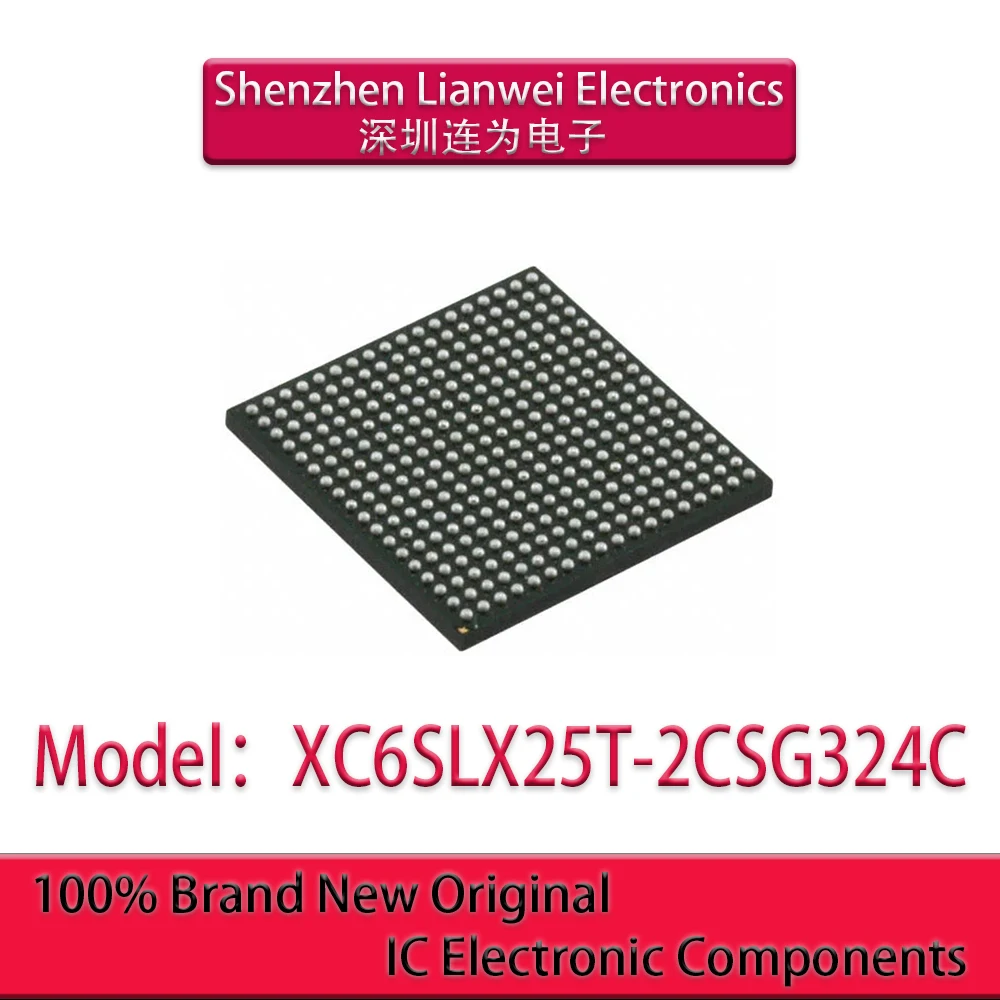 

100% New Original XC6SLX25T-2CSG324C XC6SLX25T IC Chipset CSBGA-324