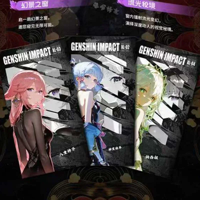 2025, Duoduo Cultuur Groothandel Genshin Impact Collection Cards Box TCG Pack Anime Game CCG Game Brick Gift Speelbord Speelgoed