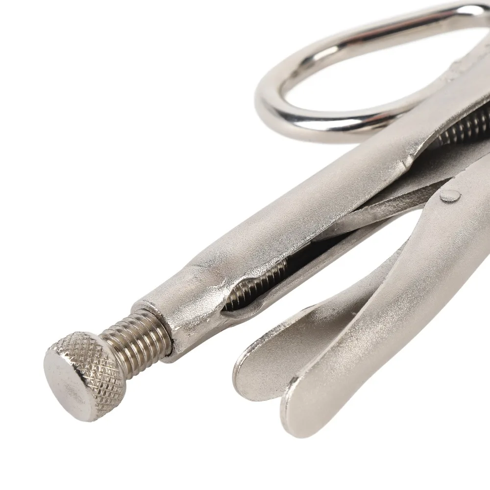 Steel Locking Sheet Metal Clamp Extra Wide Jaw Locking Grip Welding Plate Clamp Flat Jaw Heavy Duty Duck Bill Pliers
