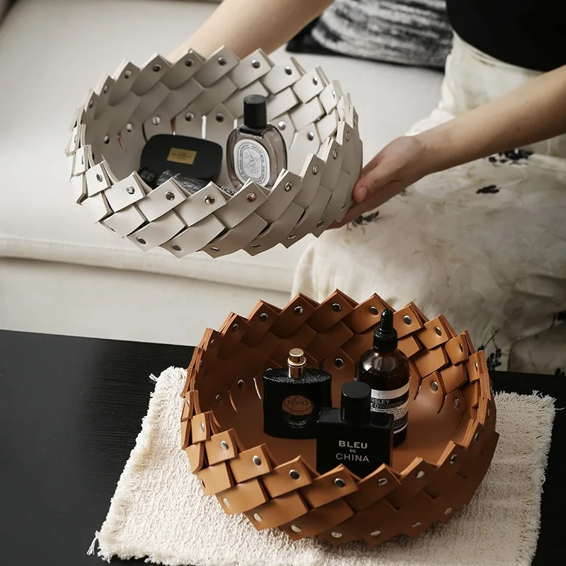 ahunderjiaz-cesto-portaoggetti-in-pelle-intrecciata-di-lusso-leggero-organizer-da-scrivania-rotondo-per-gioielli-profumi-cosmetici-decorazione-casa-oggetto-d'arte
