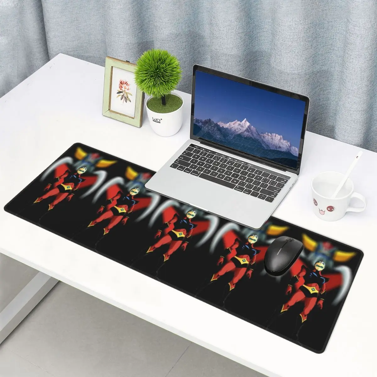 Large Mouse Pad Goldorak Grendizer Anime UFO Robot Goldrake Gamer PC Laptop Mats Keyboard Carpet Computer Gaming Desk Mat