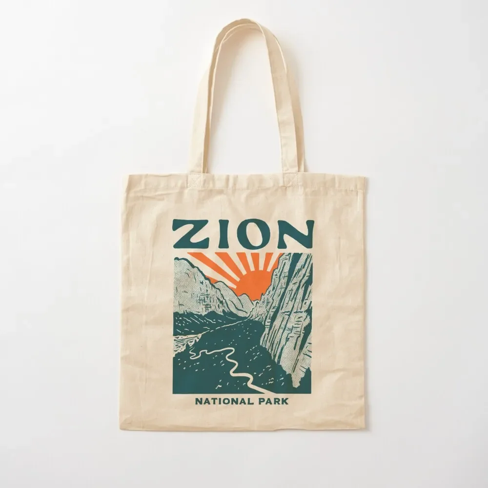 

Vintage Zion National Park Tote Bag tote bag custom sac pour femme Tote Bag