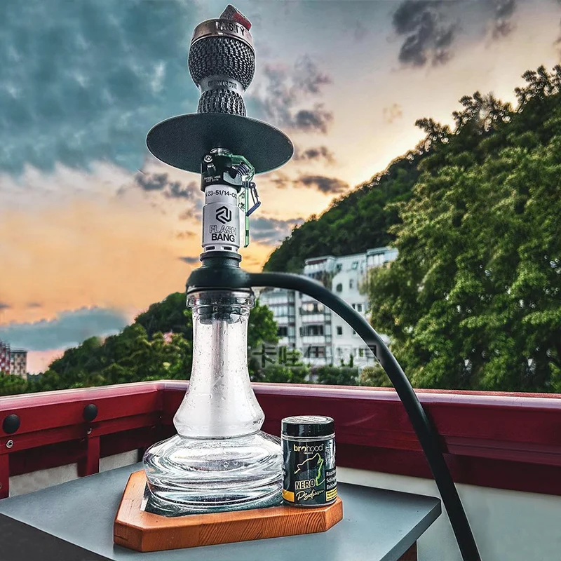 

Усовершенствованная трубка для кальяна из нержавеющей стали с одним патрубком, аксессуар для курения, китайское производство, другие материалы